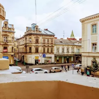 Family apartments in Lviv center with balcony