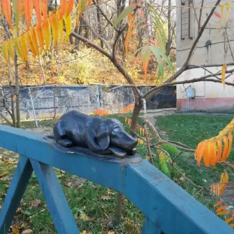 Monument of dog